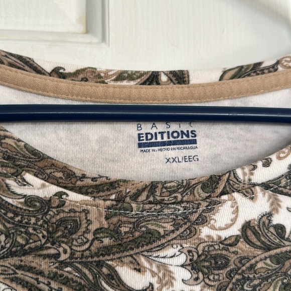 Basic Editions Long Sleeve Top XXL - Picture 3 of 3